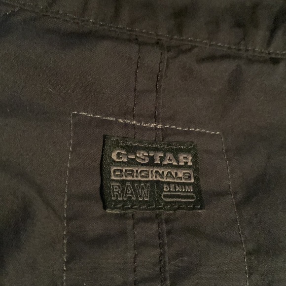 G-Star Raw - Utility Button-up shirt NWOT Navy Blue with Green. Size XL - Picture 8 of 8